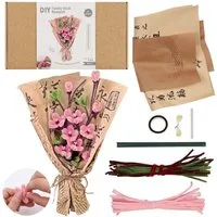 Sarcia.eu Kreativset Draht zum Basteln von Blumen, Set zum Gestalten von Blumensträußen 6+