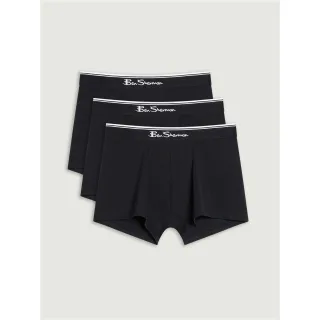 Ben Sherman - "Mod" Boxershorts für Herren, Stripes (3er-Pack) (Schwarz)