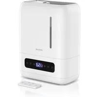 Brandson Luftbefeuchter 4 Liter mit Fernbedienung, Ultraschall, Digital Display, Schlafmodus, 4 l Wassertank, UV Entkeimung, Aroma Fach, für Wohn- und Schlafzimmer, Yoga, Spa