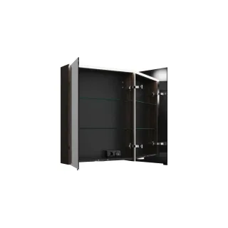 Burgbad Spiegelschrank Eqio 800x650x170 Marone Dekor Trüffel, SPGT065F2012 SPGT065F2012