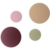Remember Wandhaken Fuchsia, (4er Set)