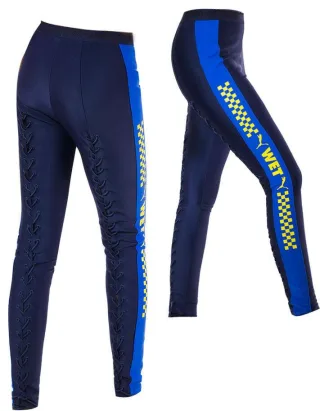 Puma x Fenty Seitenschlitz Damen Blaue Leggings
