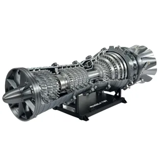 NIKOLATOY GE-J79 Fighter F16 Jet Engine Model Pre-Assembled Excellent STEAM Education Science Discovery Toys Kids Childr