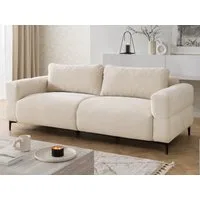 S-Style Möbel 3-Sitzer Sofa Cardea in Bubble-Optik aus weichem Strukturstoff, mit Wellenfederung und hohem Sitzkomfort