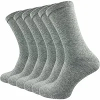 GAWILO Diabetikersocken für Herren - Ohne Gummibund & ohne Naht - Extra weiter Komfort-Bund (6 Paar) Venensocke für Diabetiker mit viel Baumwolle - feines Maschenbild
