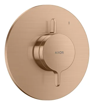 Hansgrohe Mischer Unterputz AXOR One für 1 Verbraucher brushed red gold, 48615310 48615310