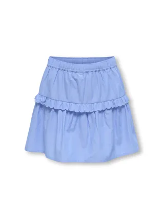 KIDS ONLY - KOGCLARE RUFFLE SKORT WVN Cornflower Blue - Gr. - 158