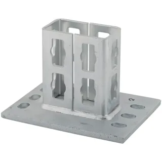 Fischer Sattelflansch PSF 82 zinklamellenbeschichtet - 542716