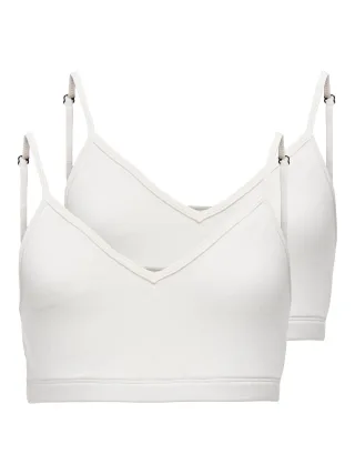 KIDS ONLY - KOGLOLA 2-PACK PADDED TOP ACC Cloud Dancer - Gr. - 140