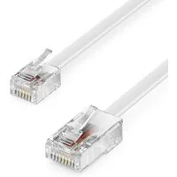 deleyCON deleyCON 0,5m Telefonkabel RJ11 auf RJ45 Modularkabel DSL VDSL LAN-Kabel