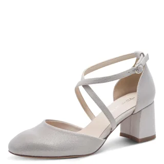Tamaris - Da.-Pumps platinum glam - Gr. - 41