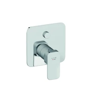 Kludi RENON Wannenfüll-Brausearmatur 427590575 Unterputz, mit Funktionseinheit, Feinbau-Set chrom