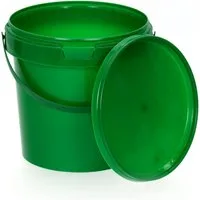 BENBOW Putzeimer Eimer mit Deckel 30 20 10 5 3 1 0,5 L Viele Farben Lebensmittelecht, (1-tlg., PZH-, BRC- und DIN-ISO-zertifiziert), für Lebensmittel, Farben, Chemikalien