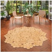 Pergamon Sisalteppich Naturfaser Teppich Jute Salsa Natur Circle Rund, Rund, Höhe: 15 mm