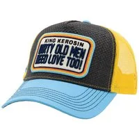 KingKerosin Trucker Cap Dirty Old Men Need Love Too (1-St) mit Statement-Patch