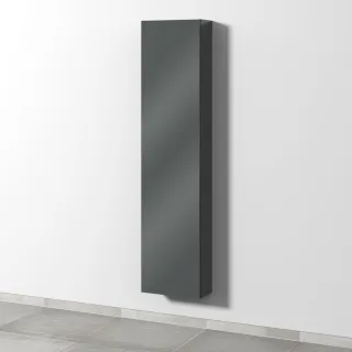 Sanipa 3way Hochschrank mit 1 Tür, Anthrazit-Glanz SF16479