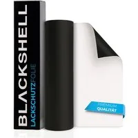 Blackshell Schutzfolie Transparente und Matt Schwarze Lackschutzfolien Zuschnitte, Lackschutzfolie für alle glatten Oberflächen, 150µm, Steinschlagschutz