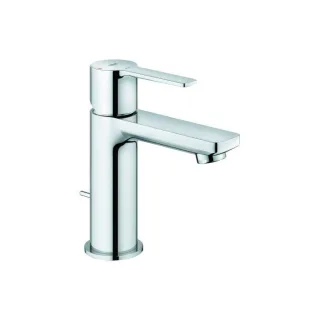 Grohe Lineare XS Waschtischarmatur 23790001 chrom, mit Ablaufgarnitur, Mittelstellung kalt