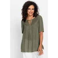 Witt Klassische Bluse Tunika Kurzarm