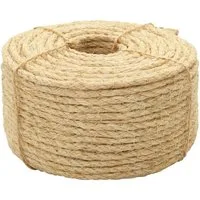 vidaXL Seil Seil 100% Sisal 6 mm 100 m (1-tlg)