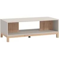 Home affaire Couchtisch Essex, Wohnzimmertisch, Sofatisch, Beistelltisch, Kaffeetisch, Artisan Eiche & schwarze Streifen, MDF-Profil, ABS 1mm, modern
