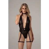 CHRISTINE LE DUC Body Ouvert Body Gwen - schwarz