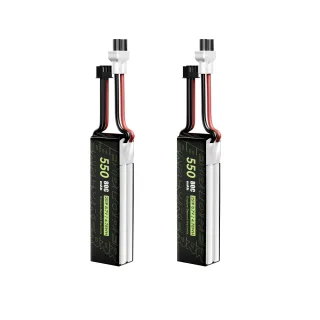 2PCS Flywoo Explorer 8.7V 550mah 80C 2S HV Lipo Battery XT30 Plug for Micro Quad Flywoo Flybee 16 FlyLens 85 HDFlylens