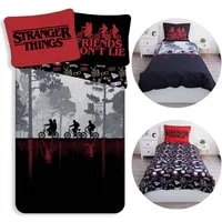 Stranger things Bettwäsche Stranger Things Kinder-Bettwäsche 140×200/70×90, 100% Baumwolle