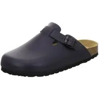 AFS-Schuhe 390050 Clogs Pantolette für Herren aus Leder mit Fußbett, Hausschuhe Made in Germany