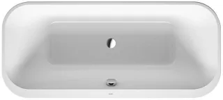 Duravit Happy D.2 Plus Badewanne Weiß / Graphit Supermatt 1800x800 mm - 700453800000000 700453800000000