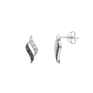 DIADEMA - Ohrringe - Weiß & Schwarz - Love Jewelry Kollektion