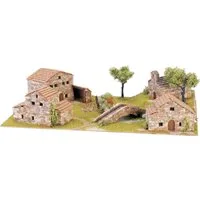 Domus Kits Modellbausatz DiH0rama 1 HO, Maßstab 1:87, (Modellbausatz, 2647-tlg., Dorf), Made in Europe