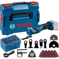 Bosch Professional Multischleifer »GOP 18V-34«, Starlock Tauchsägeblätter+Zubehör in L-BOXX, ohne Akku und Ladegerät