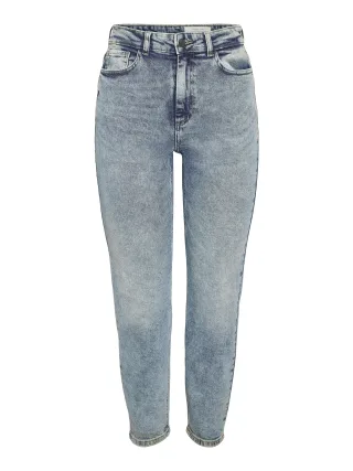 NOISY MAY - NMMONI HW ANK JEANS AZ236LB NOOS Light Blue Denim - Gr. - 30