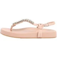 LIPSY Lipsy Zehenstegsandalen mit Strassverzierung Zehentrenner (1-tlg)