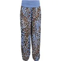 malito more than fashion Haremshose Pumphose Leo Print 1484 dünne leichte Freizeithose im Leo Print