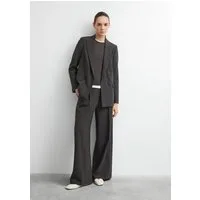 comma Chinos Hose Bundfaltenhose aus Viskosemix