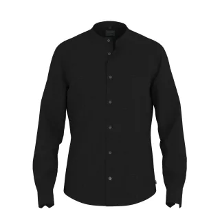OLYMP - CASUAL D.5427 LINEN schwarz - Gr. - 3XL