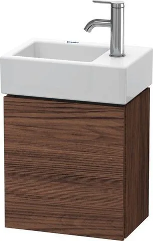Duravit L-Cube Waschtischunterbau wandhängend Nussbaum dunkel Matt 364x241x400 mm - LC6293L2121 LC6293L2121