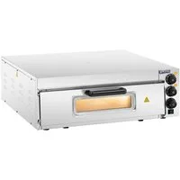 Royal Catering Pizzaofen Ø 60 cm Flammkuchenofen Pizza Backofen Glastür 1 Kammer 350°C Timer