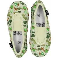 Beck Schläppchen Funny Dinos mit Ristgummi Gymnastikschuh mit Ristgummi