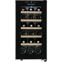 CLIMADIFF Weintemperierschrank CUVEE18, für 18 Standardflaschen á 0,75l,Ultra-Leise, sehr kompakt