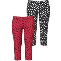 Ulla Popken Caprihose Capri 2e-Pack