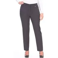 KjBRAND Stoffhose Hose Bea in Bi-Stretch Kammgarnoptik mit Bügelfalte Sommerhose, ideal für kräftige Oberschenkel