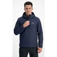 Jack Wolfskin Regenjacke OUTROVERT 2L JKT M mit Kapuze, atmungsaktiv, wasserdicht