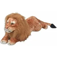 vidaXL Kuscheltier NA Löwe liegend Plüschtier Stofftier Kuscheltier Braun XXL