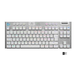 Logitech G915 TKL [Bluetooth & kabelgebunden Kaihua GL Tactile-Switch RGB] weiß