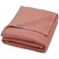Wohndecke Musselin Sommerdecke für warme Nächte - aus 100% Bio Baumwolle, hutch&putch, die perfekte leichte Decke für den Sommer - Handmade in Germany