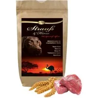 Schecker Schecker Premium Trockenfutter Strauß & Hirse - Hypoallergen Strauß, Trockenfutter für: Hunde, Single Protein, Glutenfrei, mit Omega-Öle