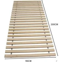 Rollrost, Clamaro, Rollrost Rolllattenrost Bettrost aus Stabile Multiplex Birke mit 450Kg plus Belastung Clamaro